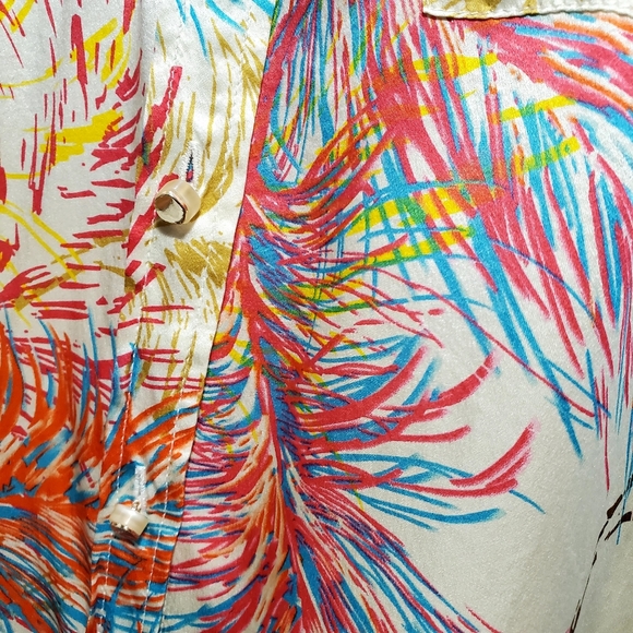 CAbi Silk Sleeveless Button Down Top Sz M - Picture 5 of 16